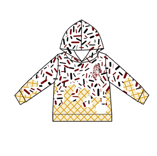 Custom Baby Boys Marathon-Mustangs Team Long Top D 7.23