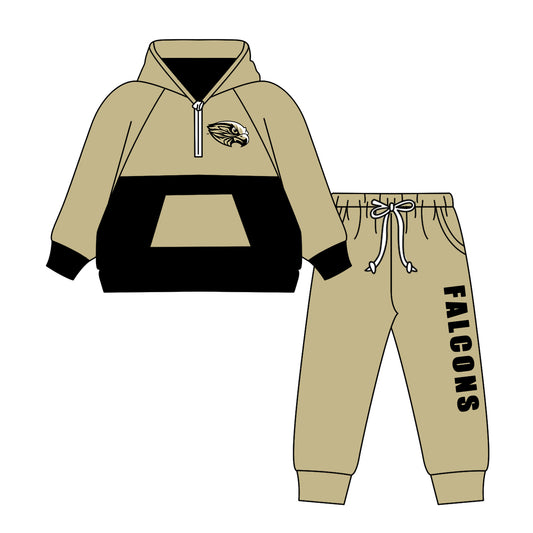 Custom  baby boys Falcons  set     MOQ5  D 825