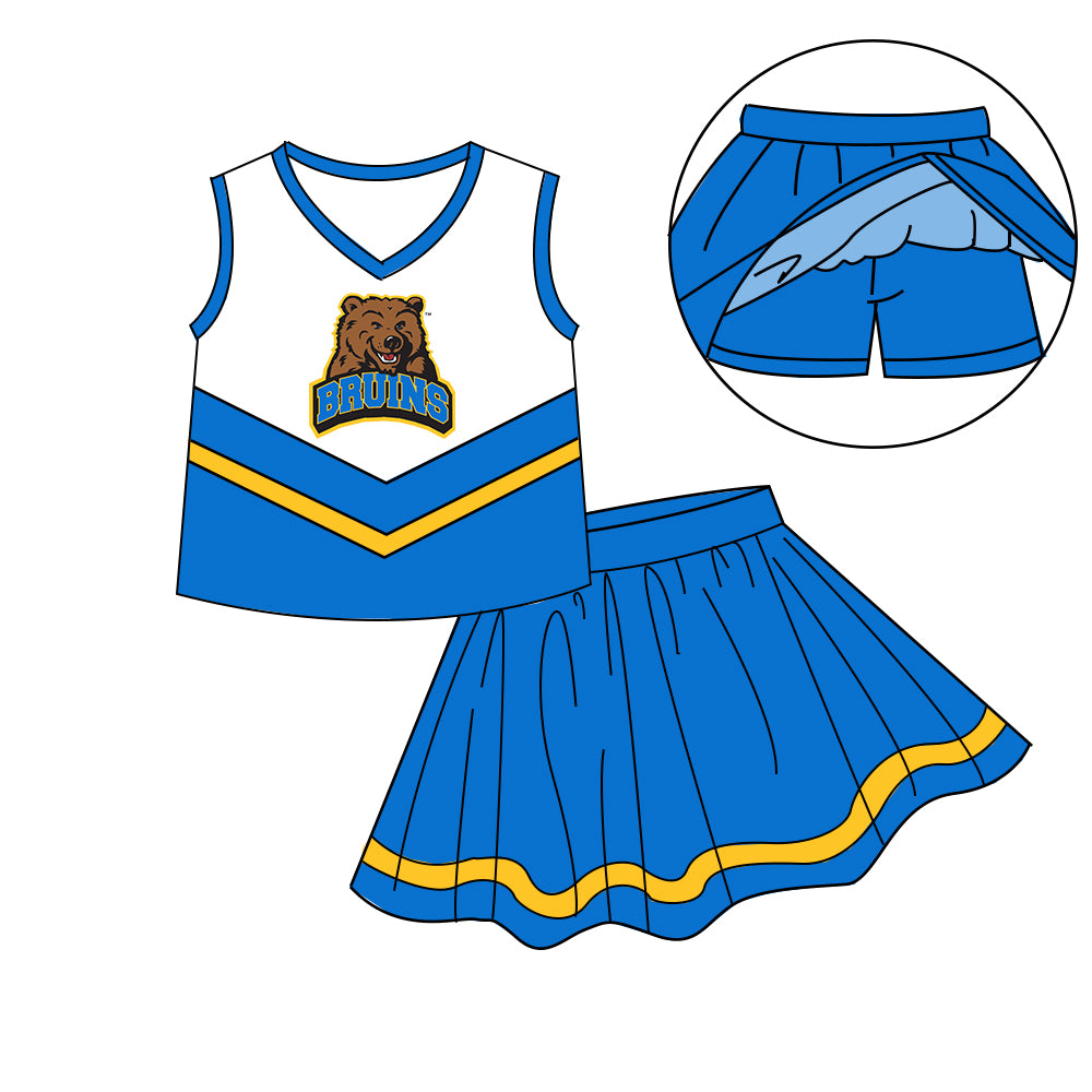 Custom  baby girls Cheerleading dress set     MOQ3  D 7.10