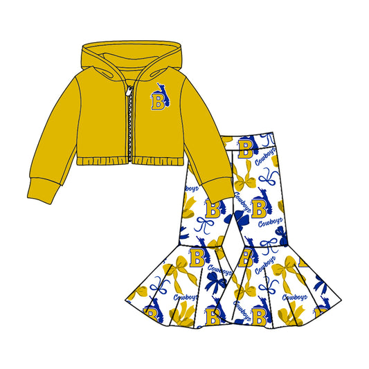 Custom baby girls Cowboys team set MOQ3 D 7.26