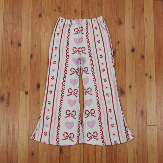 stripes red coquette heart belles pants for valentine