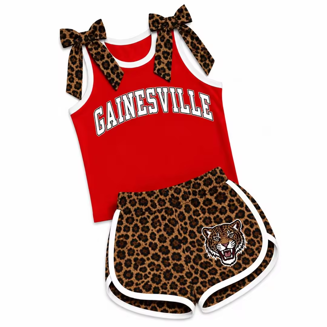Custom order MOQ 3 Nicolette bow shorts set