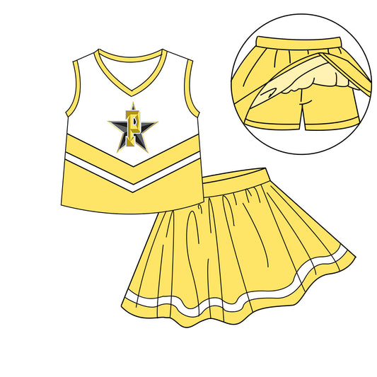 Custom  baby girls  Cheerleading dress set     MOQ3  D 7.11