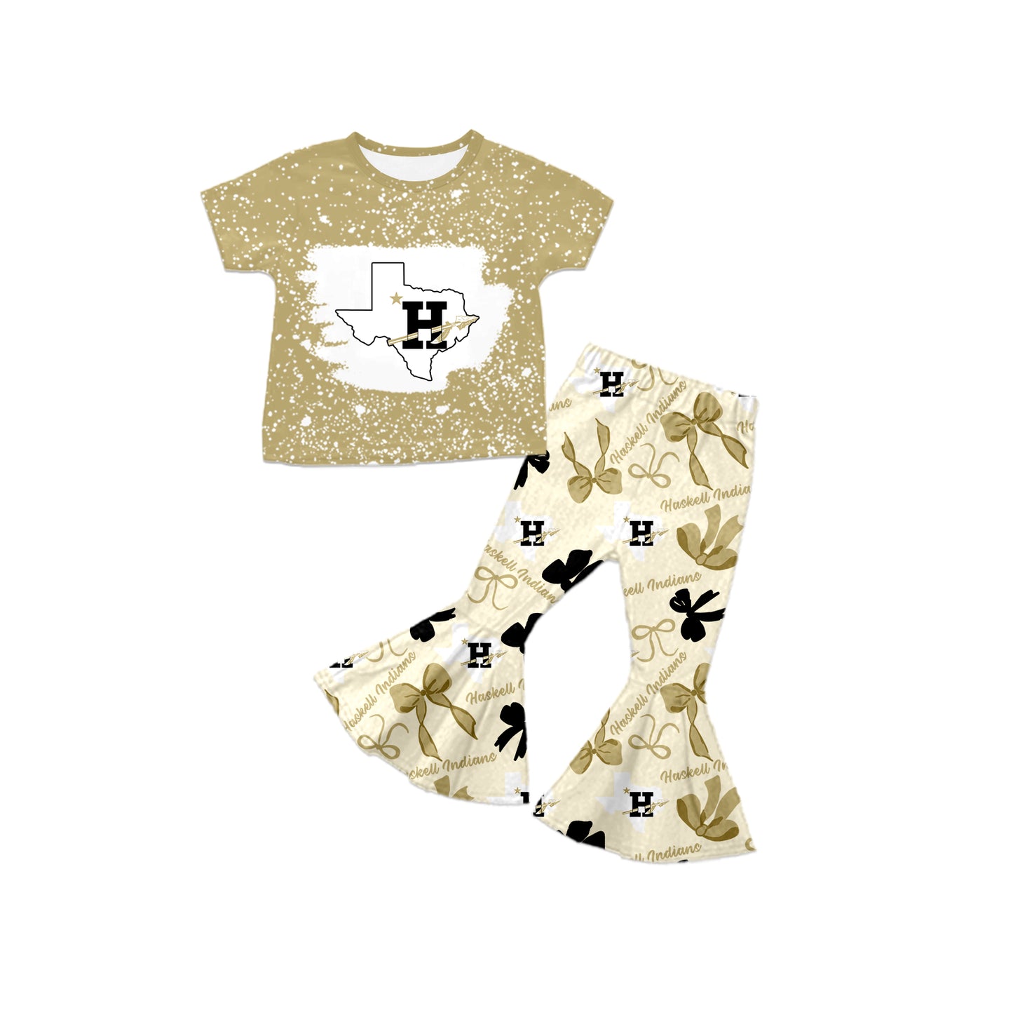 Custom  baby girls Haskell Indians set    MOQ3  D 7.22
