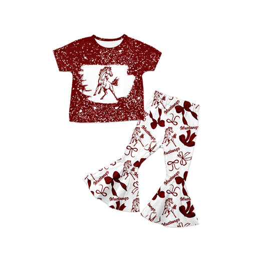 Custom baby girls Marathon-Mustangs set MOQ3 D 7.23
