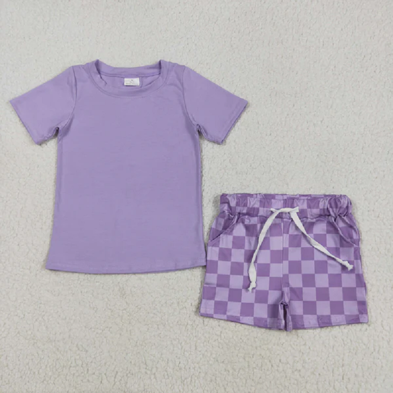 Match Baby Girls Lavender Style Clothes Sets D 6.16