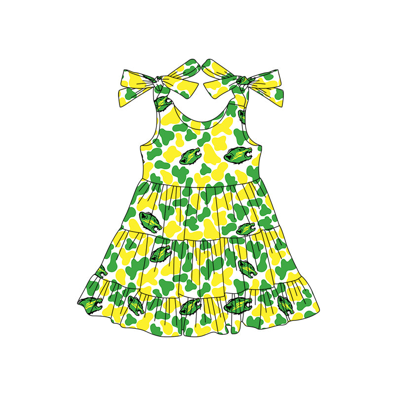 Custom Baby Girls Bishop Badgers team dress  D 8.4