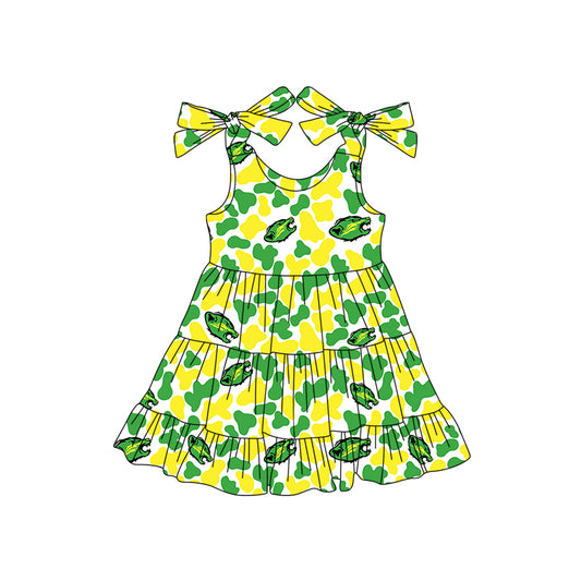 Custom Baby Girls Bishop Badgers team dress D 8.4