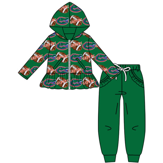 Custom baby girls FLORIDA GATORS Aztecs set MOQ5 D 826