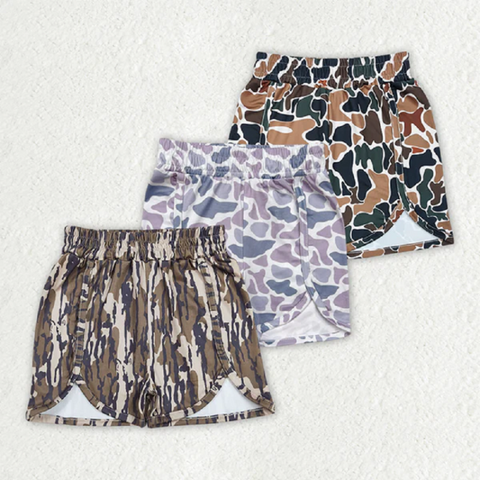 3 Colors Baby Girls Camouflage Summer Shorts Bottoms D 828