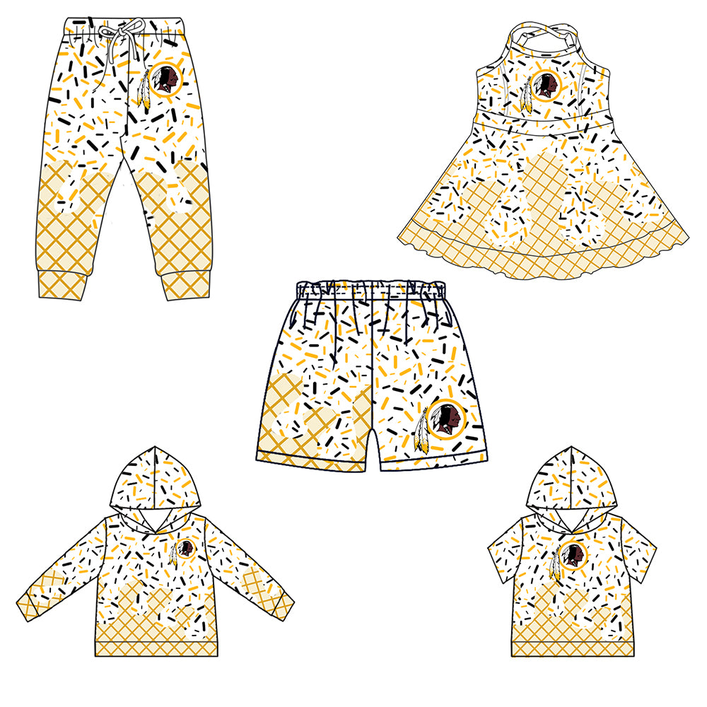 Custom boys REDSKINS team  pants D 6.28