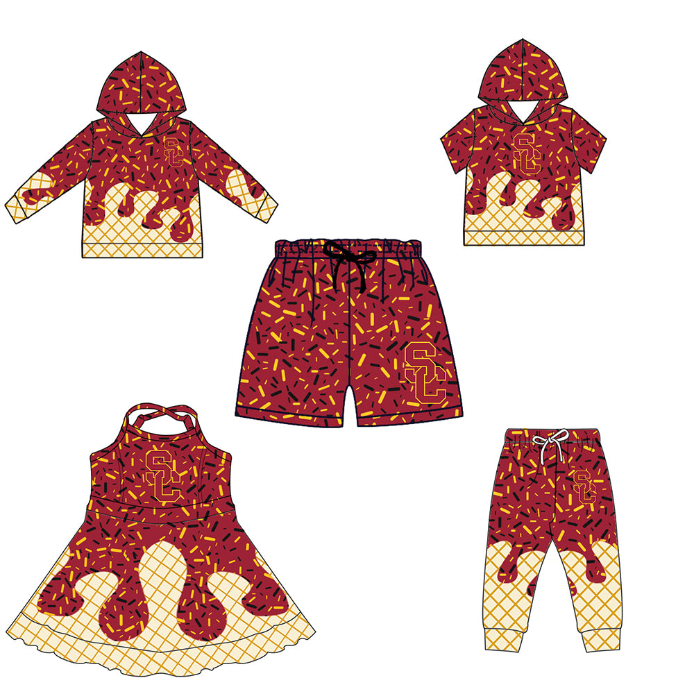 Custom USC Trjans boys team shorts D 6.11