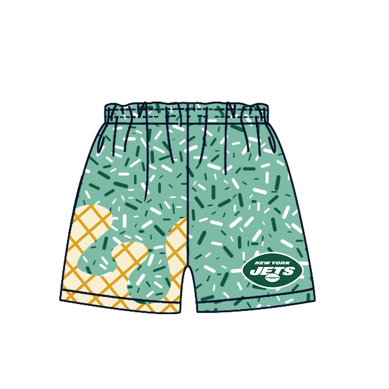 Custom  JETS boys team shorts D 6.19
