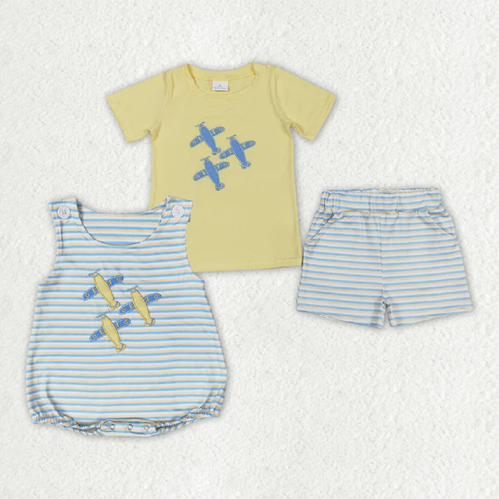 Match Baby Boys Planes Rompers Shorts Clothes Sets  D 5.6