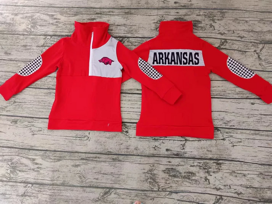 Custom Baby Boys Arkansas Team Long Top D 7.2