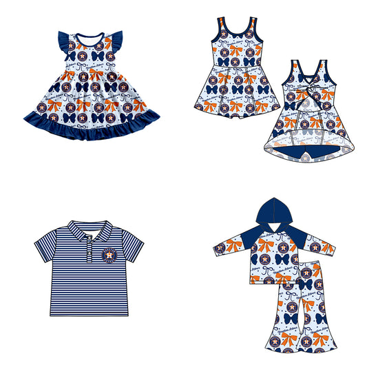 Custom match Houston Astros baby girls boys clothes D 6.17