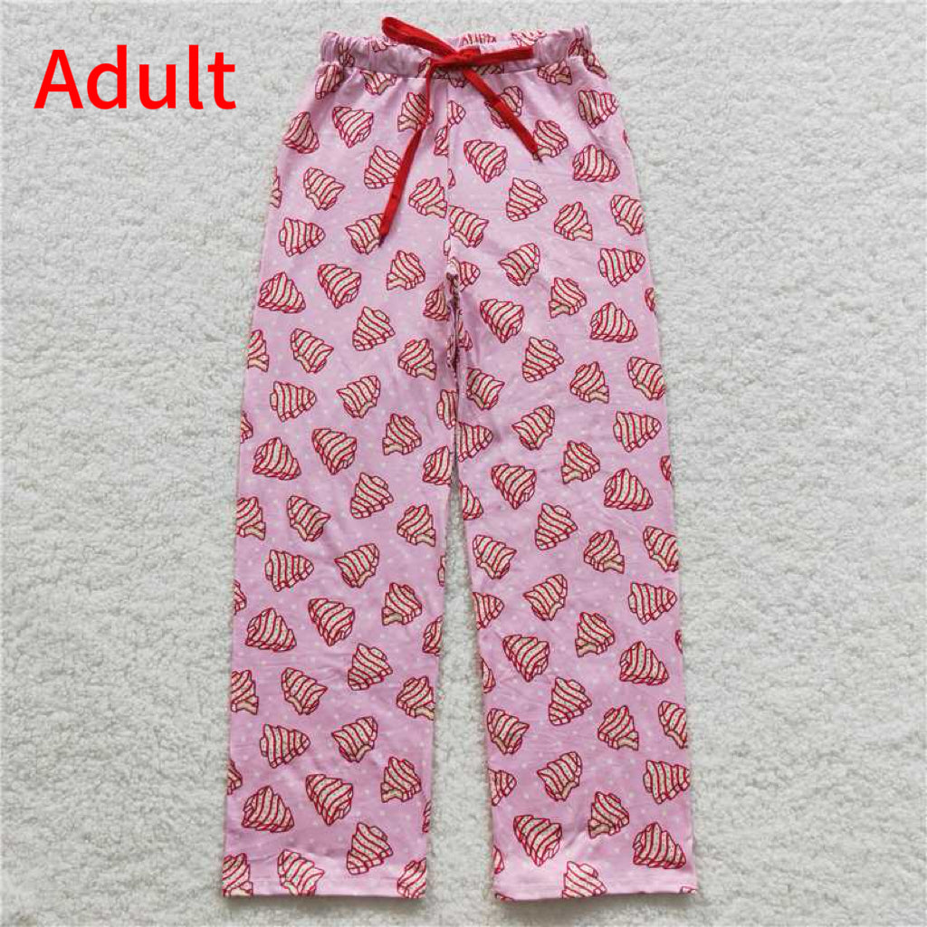 Family Parents Christmas Tree Cake Pajamas Clothes Sets