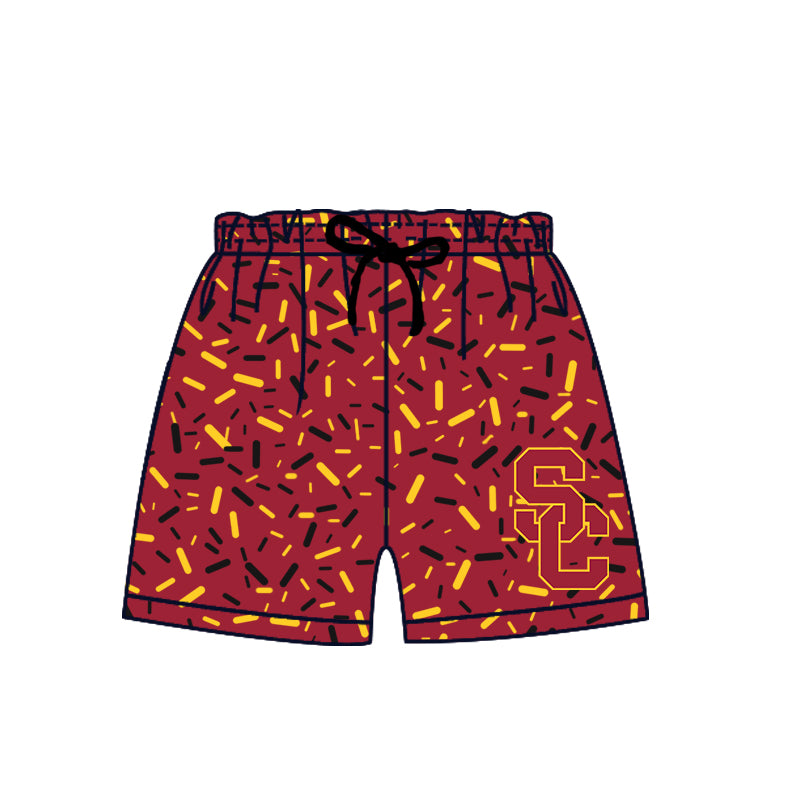 Custom USC Trjans boys team shorts D 6.11
