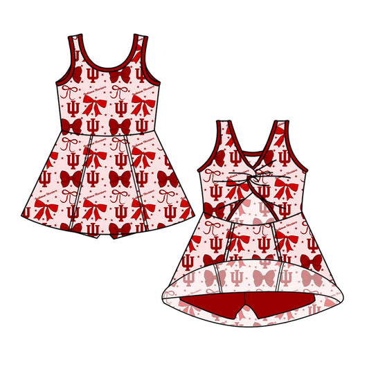Custom baby girl Indiana Hoosiers team dress D 6.27