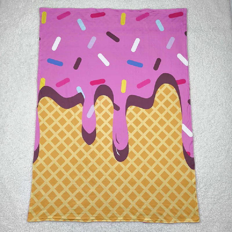 Sibling Baby Kids Team Sprinkles Drips Blankets D 6.17