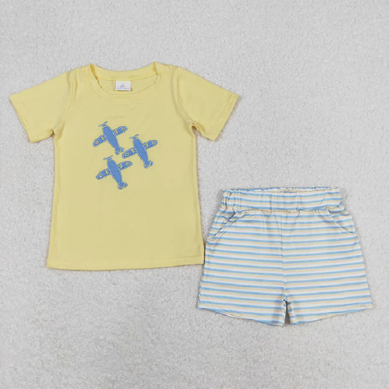 Match Baby Boys Planes Rompers Shorts Clothes Sets  D 5.6
