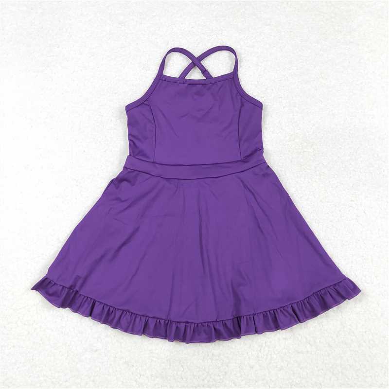 Match  Baby Girls 3 Colors Athletic Active Wear Knee Length Dresses