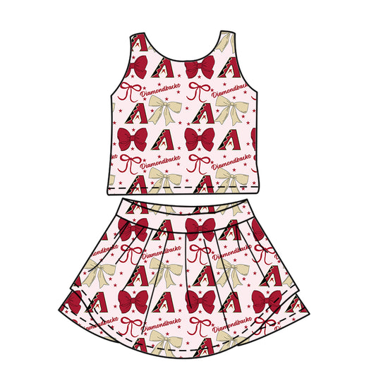 Custom  baby girl A team dress set  D 6.23