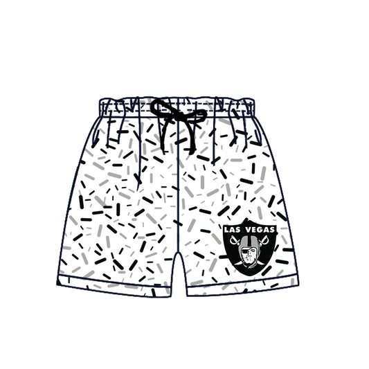 Custom RAIDERS boys team shorts D 6.12