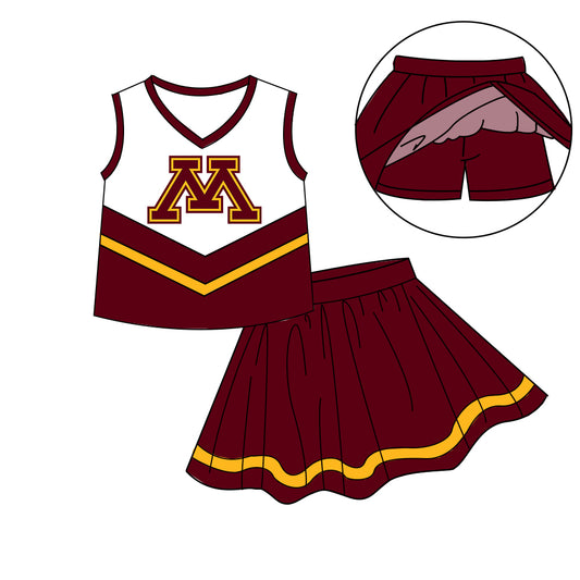 Custom  baby girls Cheerleading dress set     MOQ3  D 7.10