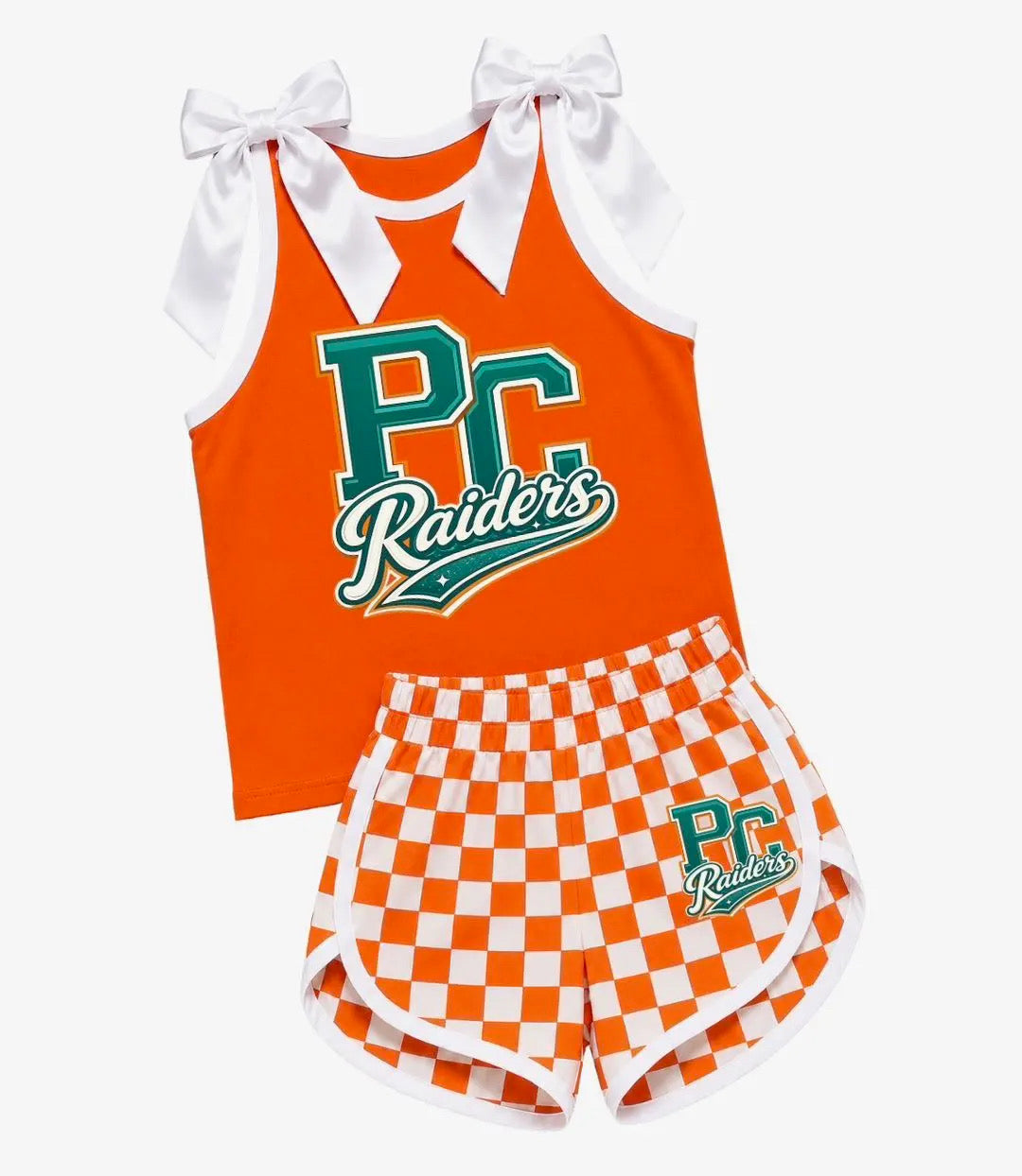 Custom order MOQ 3 Shannon bow tank shorts set