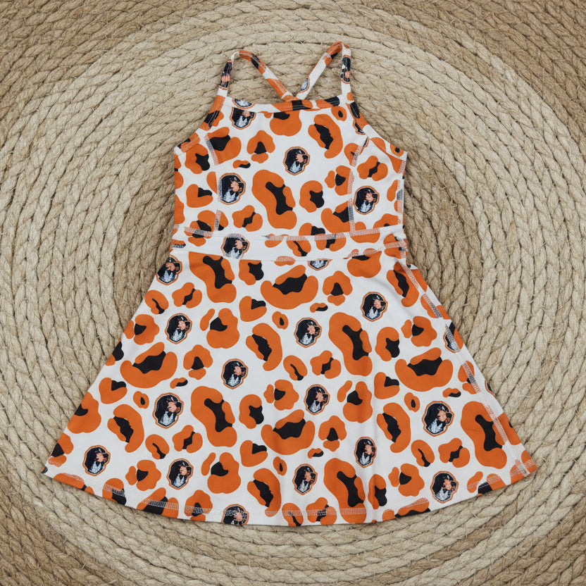 orange vols team athletic skort dress