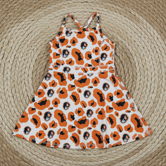 orange vols team athletic skort dress