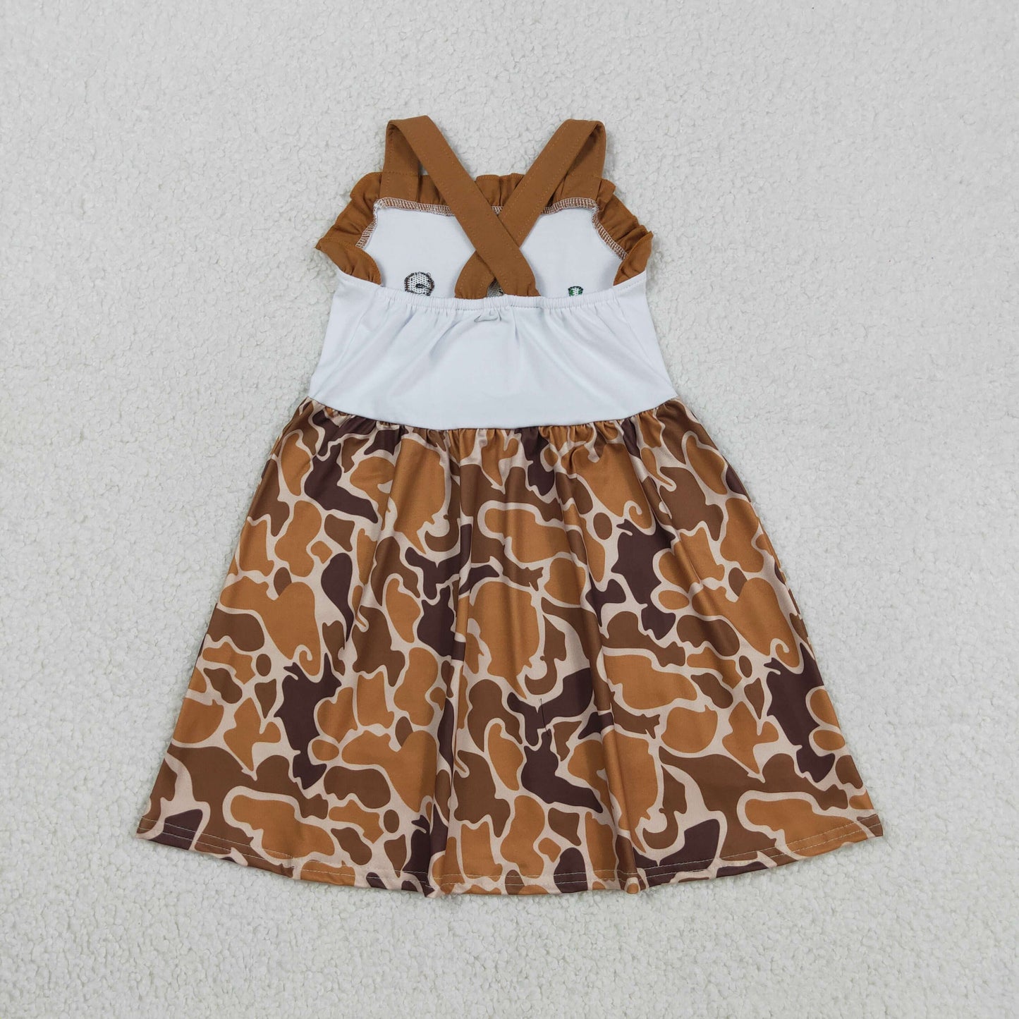 GSD1518 strap brown camo hunting dress summer dresses