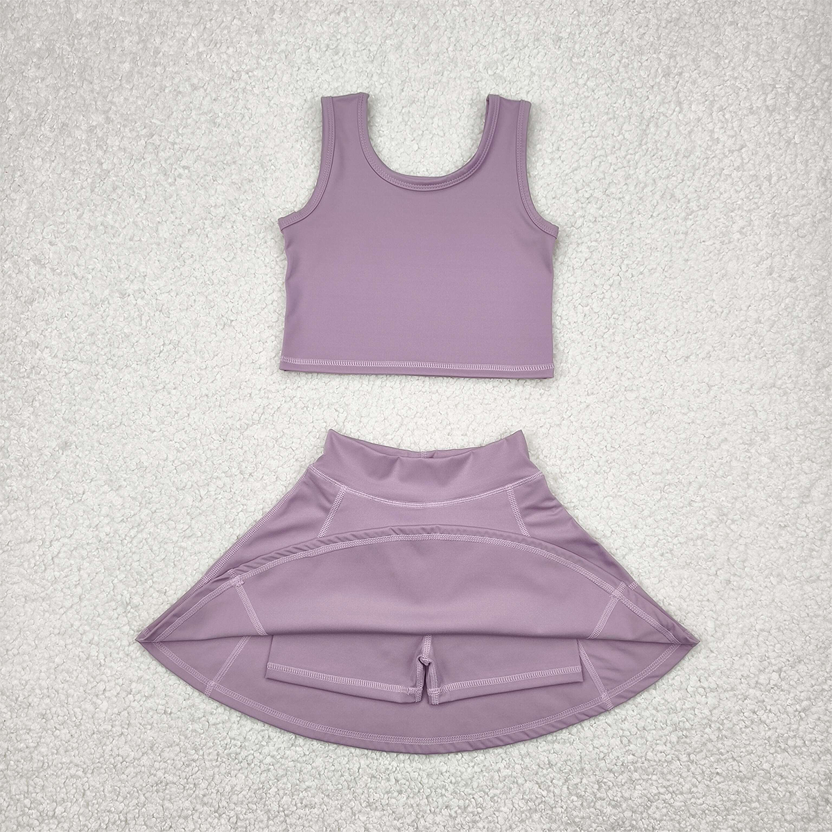 GSD1980 Baby Girls Dark Grey Vest Top Sports Skorts Clothes Sets  D 4.11
