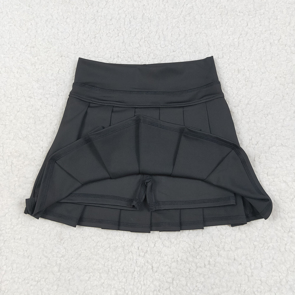 GLK0087  Baby Girls Black Yoga Active Wear Skirt D 6.5