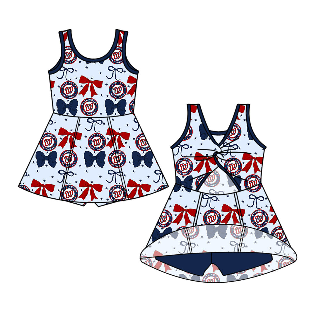 Custom match Washington_Nationals  baby girls boys clothes   D 6.17