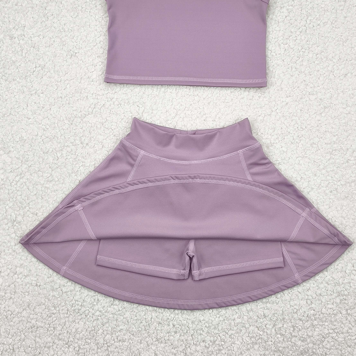 GSD1980 Baby Girls Dark Grey Vest Top Sports Skorts Clothes Sets  D 4.11