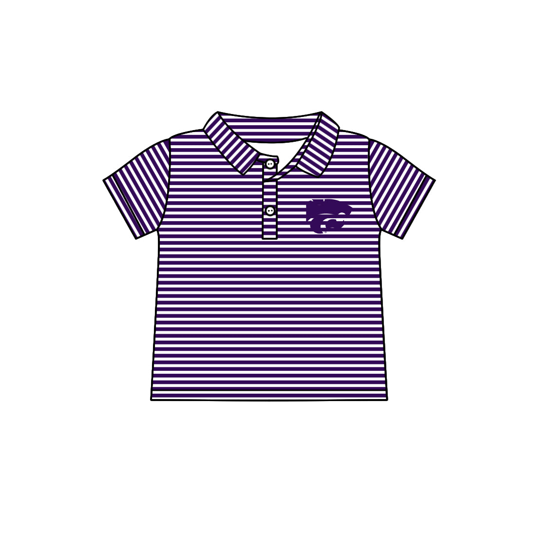 Custom  children Kansas State Wildcats  team top  D 6.23