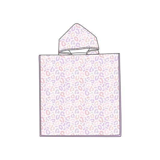 Custom colorful leopard print Towel D 7.31