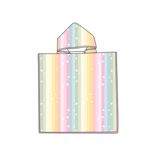 Custom rainbow stripes Towel D 7.31