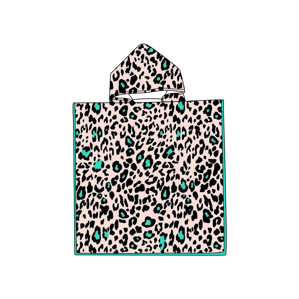 Custom leopard print towel