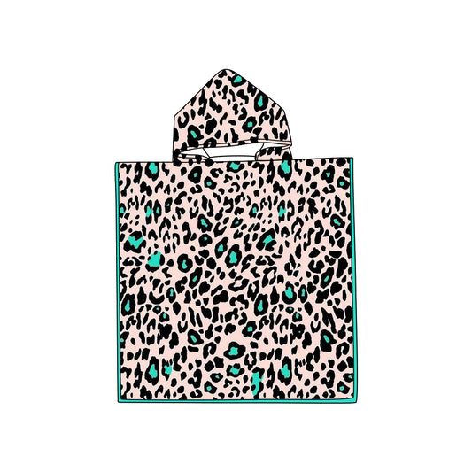 Custom leopard print towel D 7.31