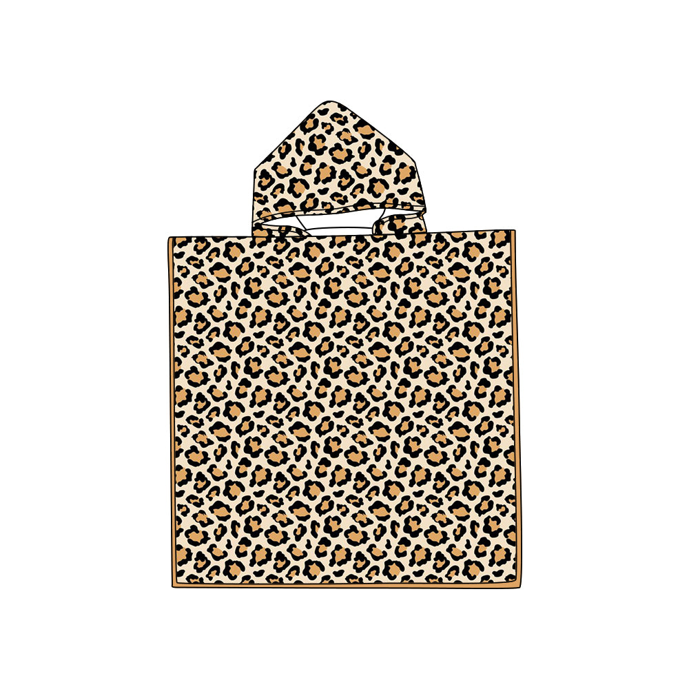 Custom leopard print Towel MOQ 3