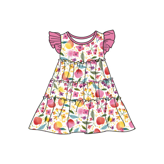 Custom short sleeve dress MOQ 3 4323