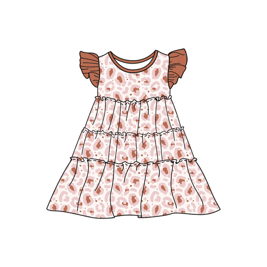 Custom short sleeve dress MOQ 3 4323