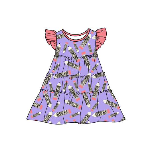 Custom short sleeve dress MOQ 3 4323