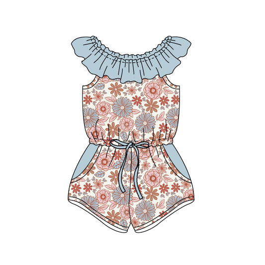 Custom baby girls jumpsuit 4323