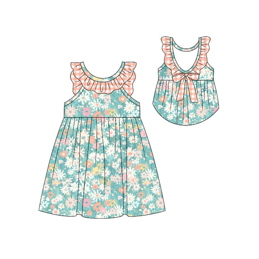 Custom short sleeve dress MOQ 3 4323