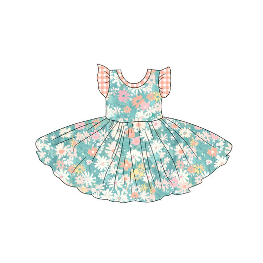 Custom short sleeve dress MOQ 3 4323