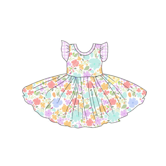 Custom short sleeve dress MOQ 3 4323